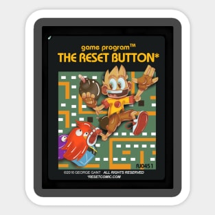 The Reset Button Retro Cartridge #1 Sticker